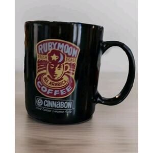 Cinnabon Coffee Mug Ruby Moon Fresh Roast All Arabic Coffee Logo
